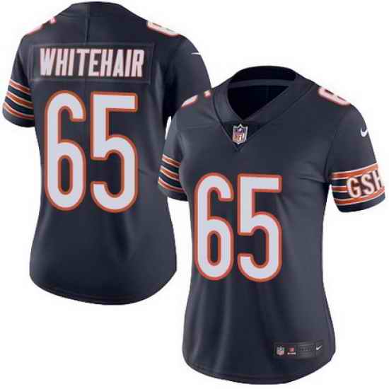 Bears 65 Cody Whitehair Navy Blue Team Color Womens Stitched Football Vapor Untouchable Limited Jersey